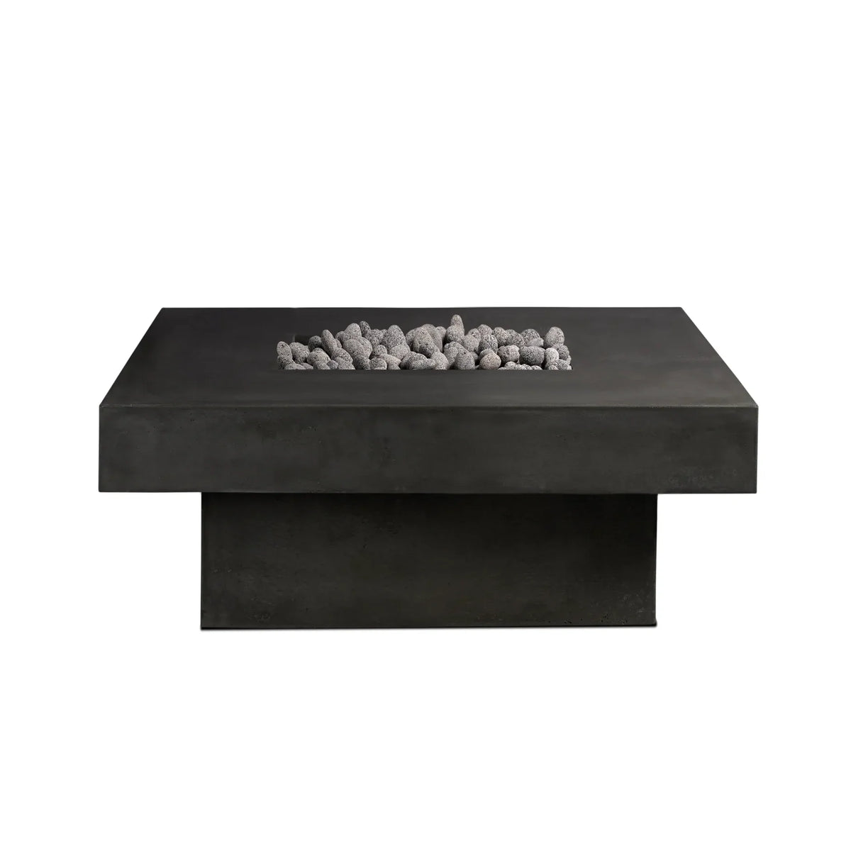 Platz - Square Concrete Fire Pit Table