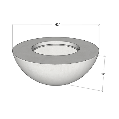 Conique | Concrete Fire Bowl